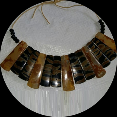  Natural Buffalo Horn Necklaces