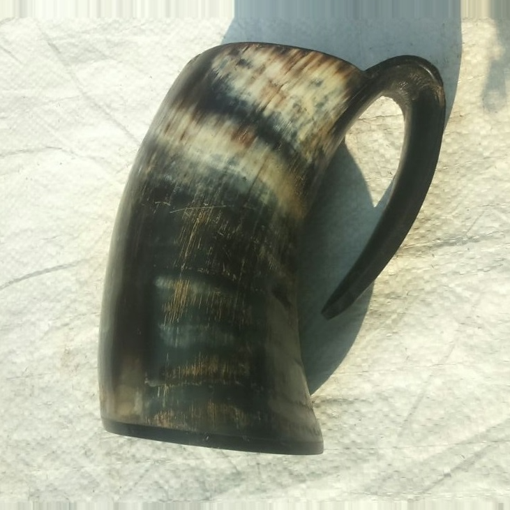 Natural Buffalo Horn Mugs