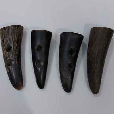  Natural Buffalo Horn Toggles Buttons 30